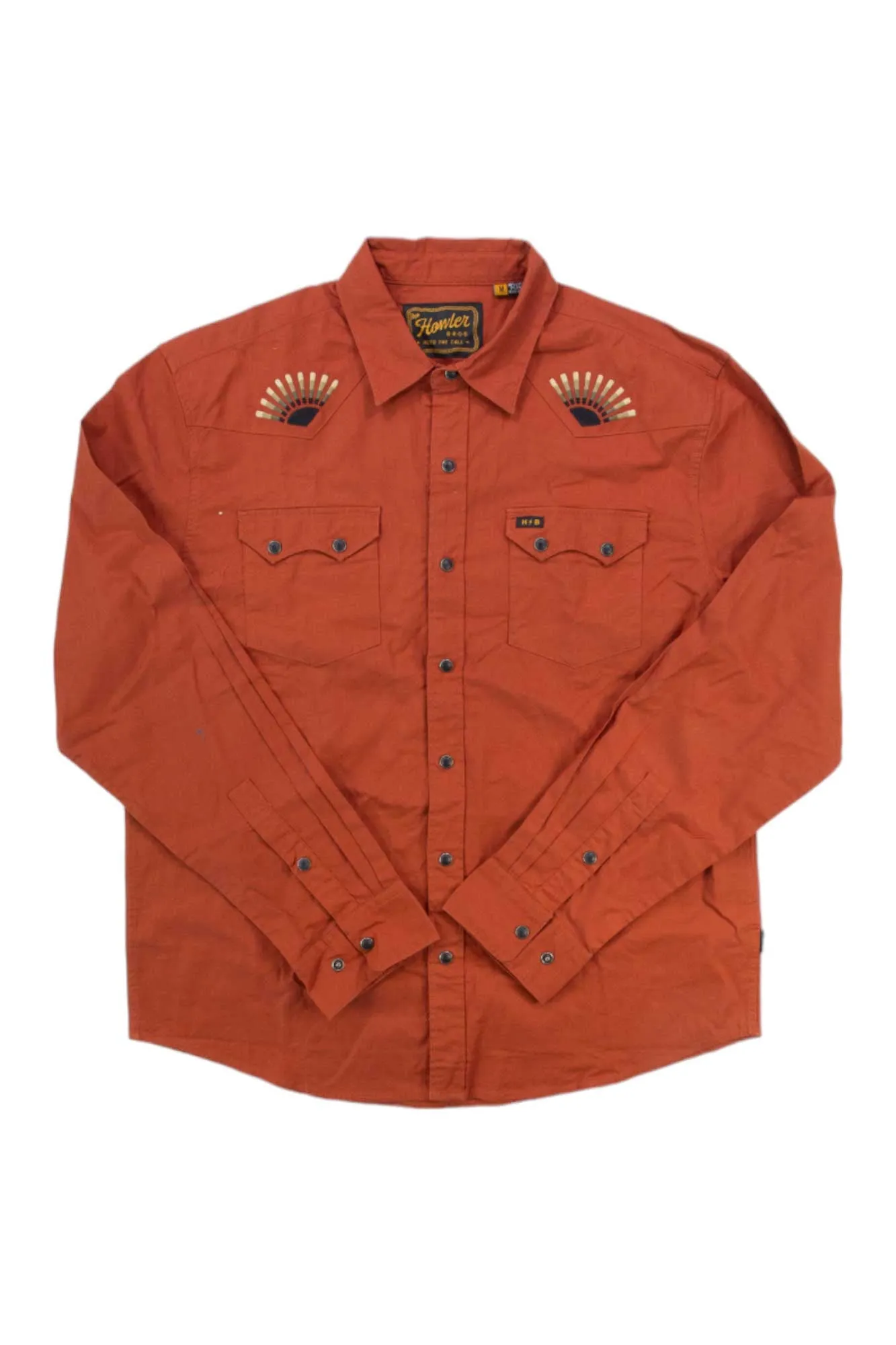 Howler Brothers Men's Crosscut Deluxe Snapshirt sold by Out&Back Outdoor product image thumbnail 2