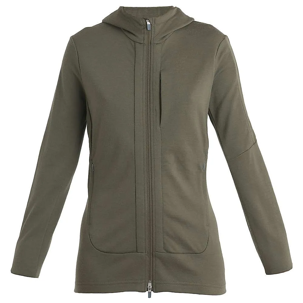 Icebreaker Womens Quantum III LS Zip Hoodie sold by Out&Back Outdoor