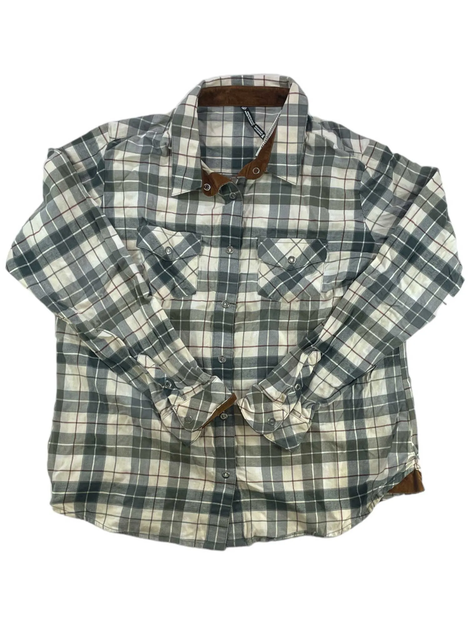 Womens Tess Flannel Long Sleeve Button Up Shirt sold by Out&Back Outdoor product image thumbnail 4