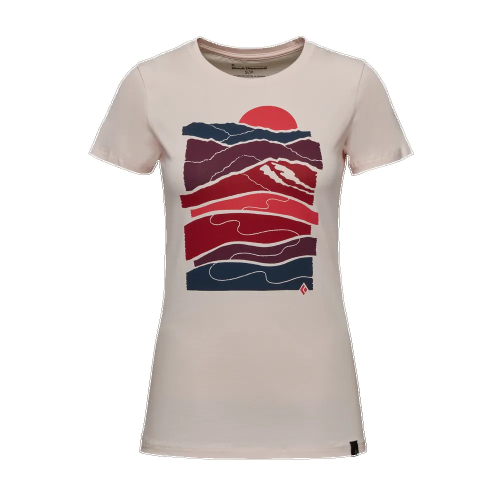 Womens LVLD Landscape Short Sleeve T-Shirt sold by Out&Back Outdoor