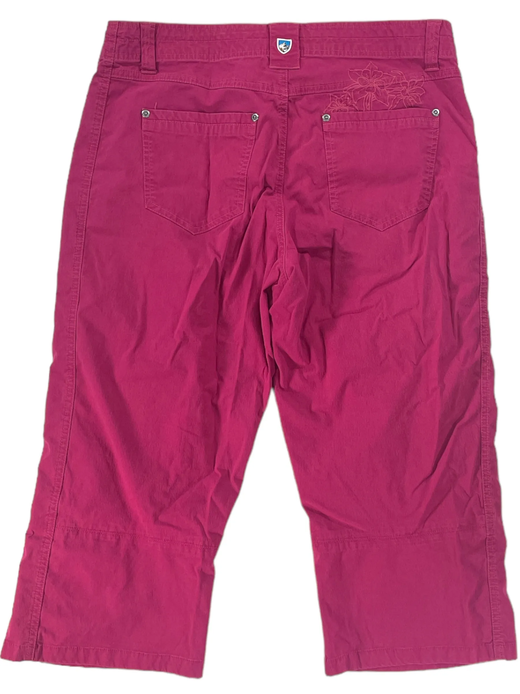 Womens Flower Embroidered Cropped Hiking Pants sold by Out&Back Outdoor product image thumbnail 4