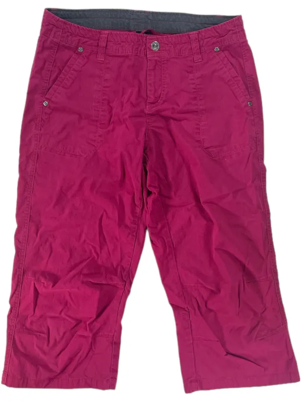 Womens Flower Embroidered Cropped Hiking Pants sold by Out&Back Outdoor