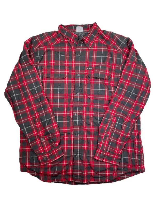 Mens Plaid Sherpa-Lined Shirt Jacket sold by Out&Back Outdoor