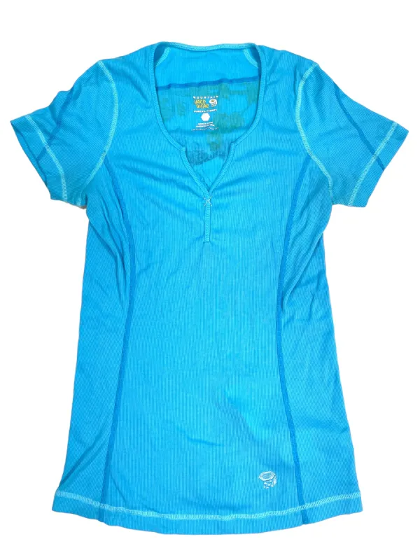Womens Ribbed Short Sleeve Shirt made by Mountain Hardwear