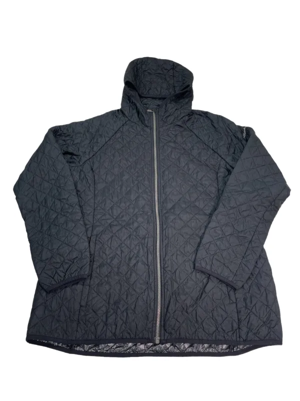 Womens Blue Square Lodge Hooded Parka sold by Out&Back Outdoor
