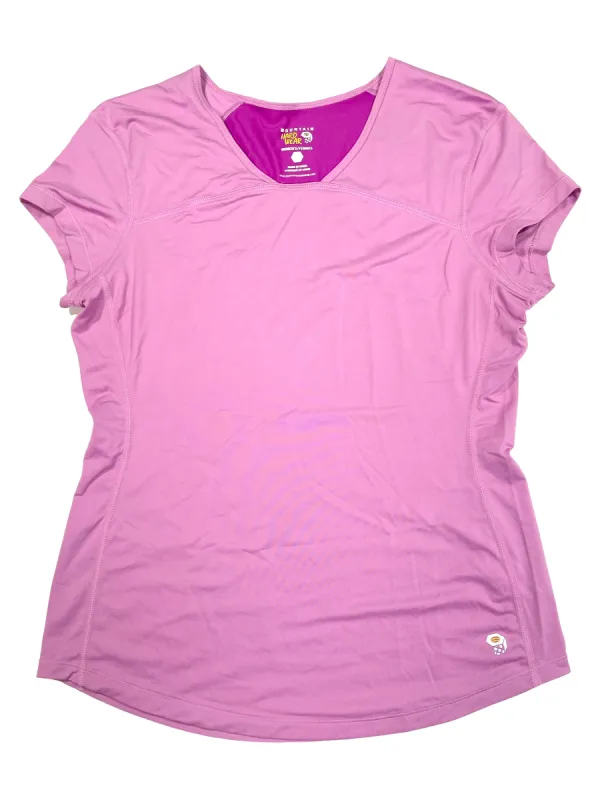 Womens Wicked Electric Performance Baselayer Tee made by Mountain Hardwear