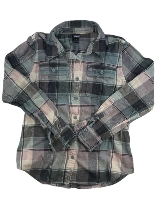 Womens Long-Sleeved Fjord Flannel Shirt made by Out&Back Outdoor