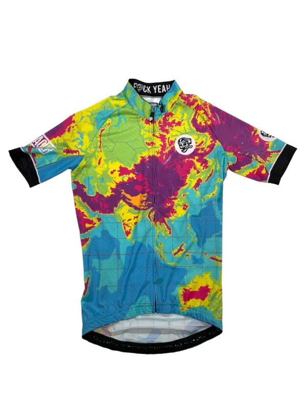 Heat Map Cycling Jersey sold by Out&Back Outdoor