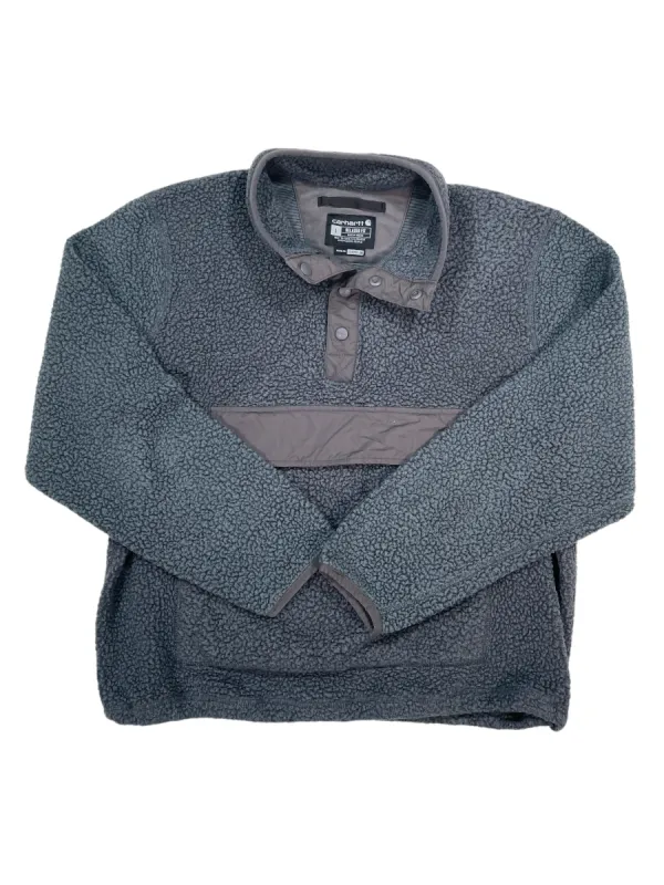 Relaxed Fit Fleece Snap Front Jacket- 2 Warmer Rating sold by Out&Back Outdoor