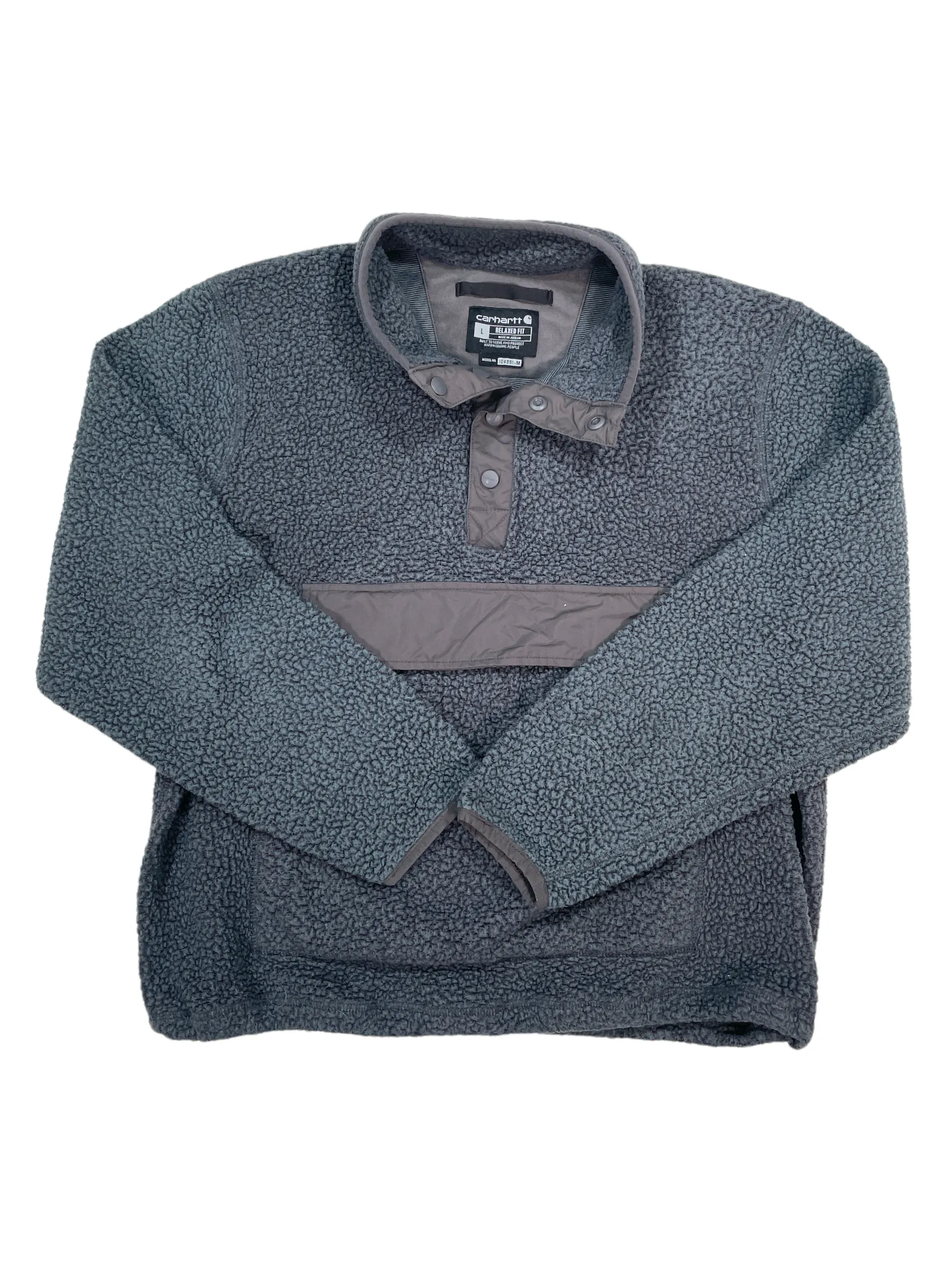 Relaxed Fit Fleece Snap Front Jacket- 2 Warmer Rating sold by Out&Back Outdoor