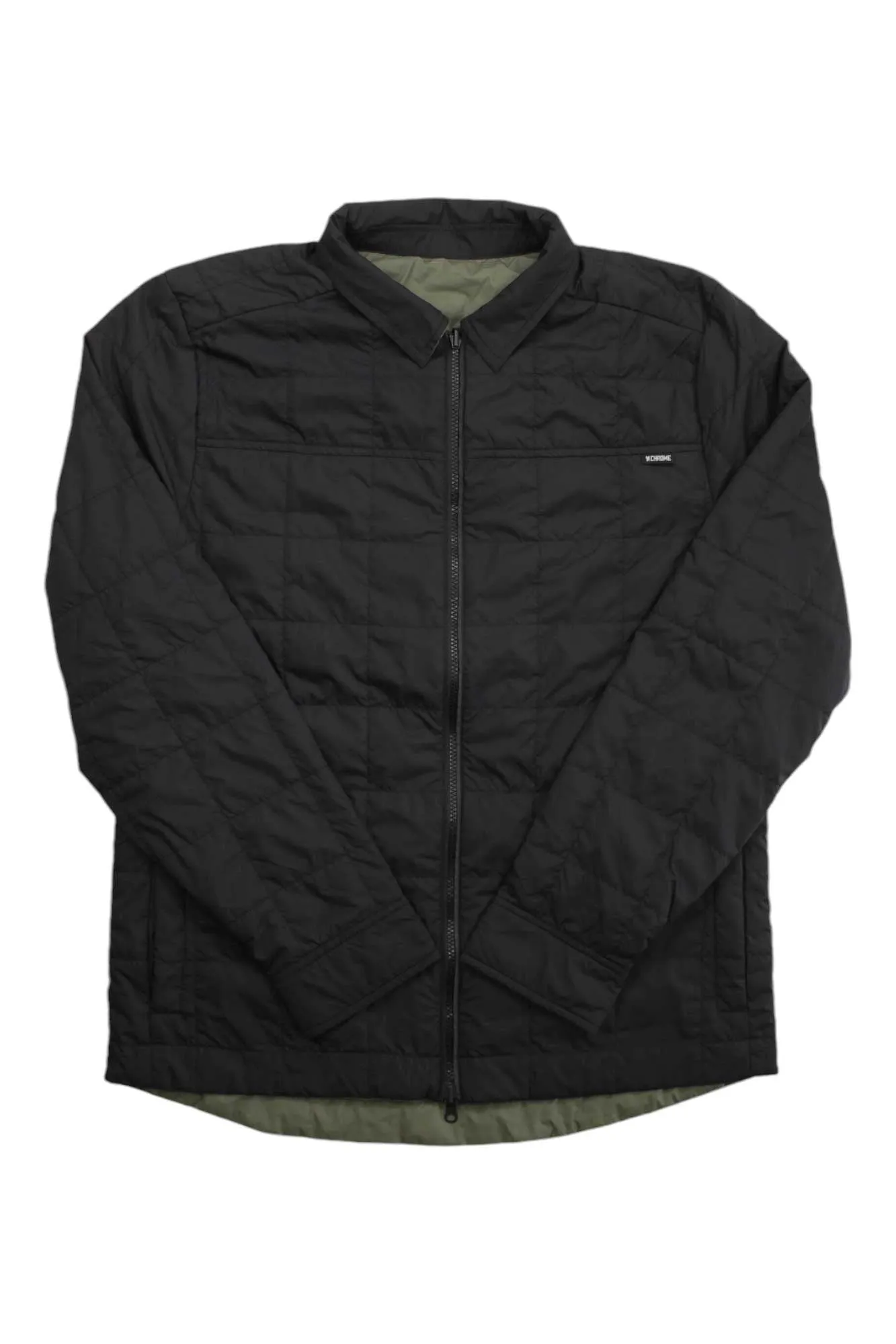 Chrome Industries Men's Two Way Insulated Shacket sold by Out&Back Outdoor