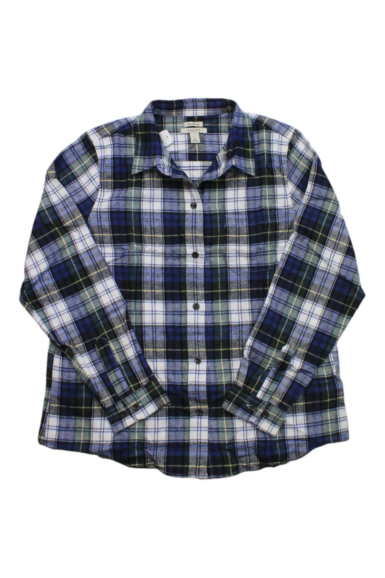 L.L.Bean Womens Scotch Plaid Shirt sold by Out&Back Outdoor