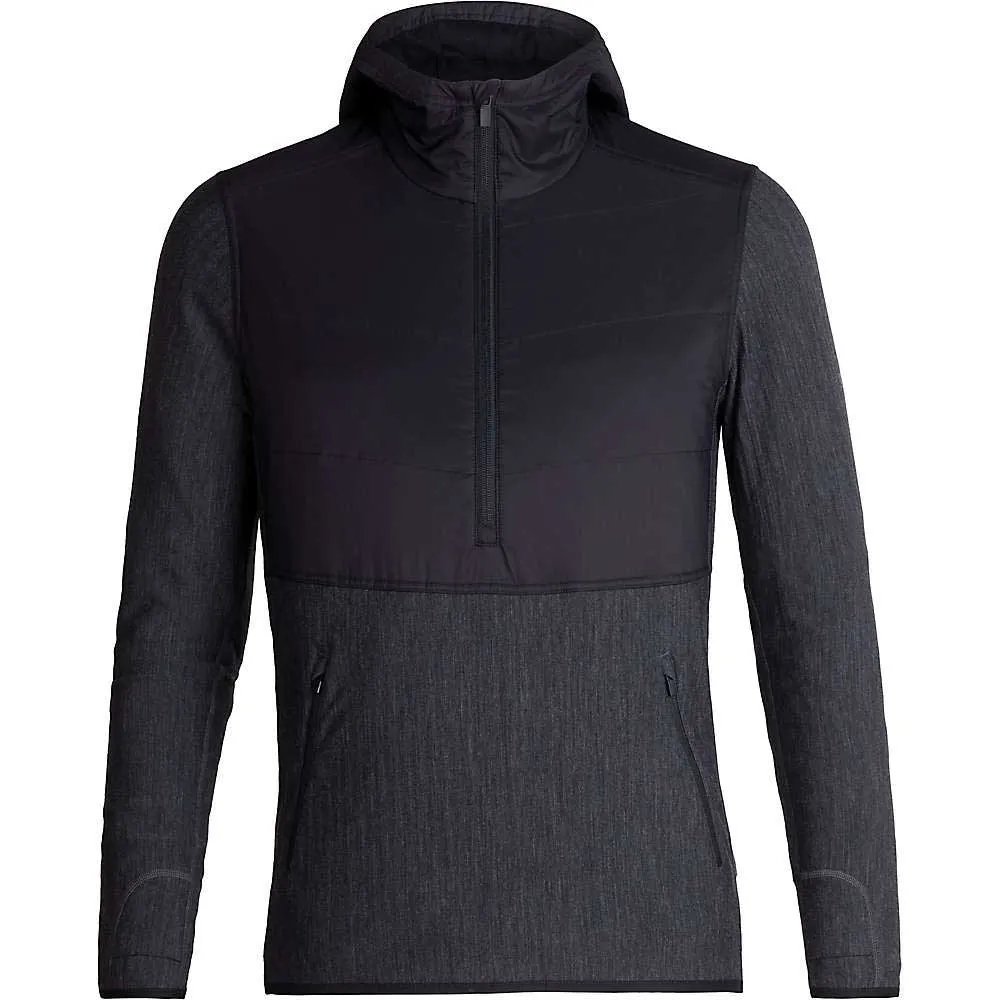 Icebreaker Men's Descender Hybrid LS Half Zip Hood sold by Out&Back Outdoor