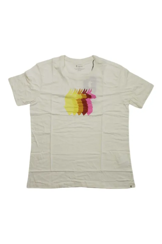 Cotopaxi Women's Llama Sequence Organic T-Shirt sold by Out&Back Outdoor