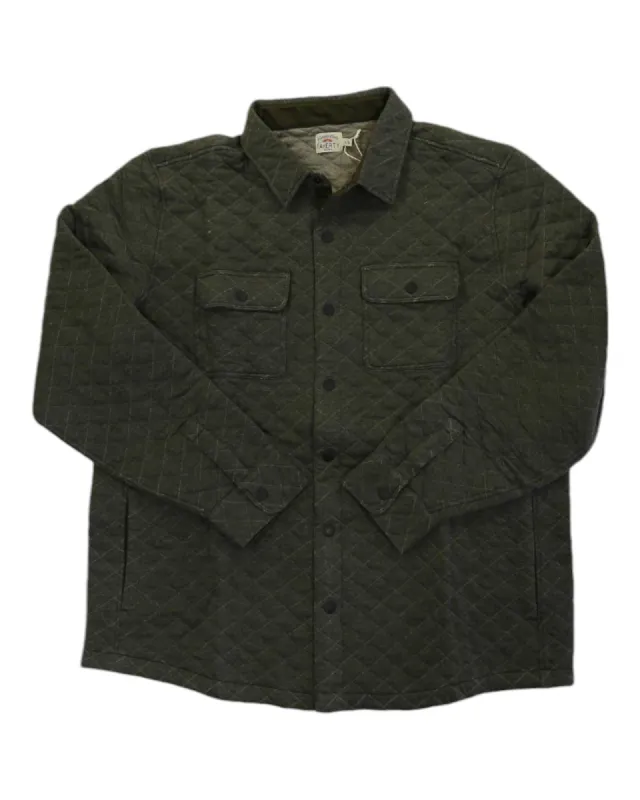 Faherty Men's Epic Quilted Fleece CPO Jacket sold by Out&Back Outdoor
