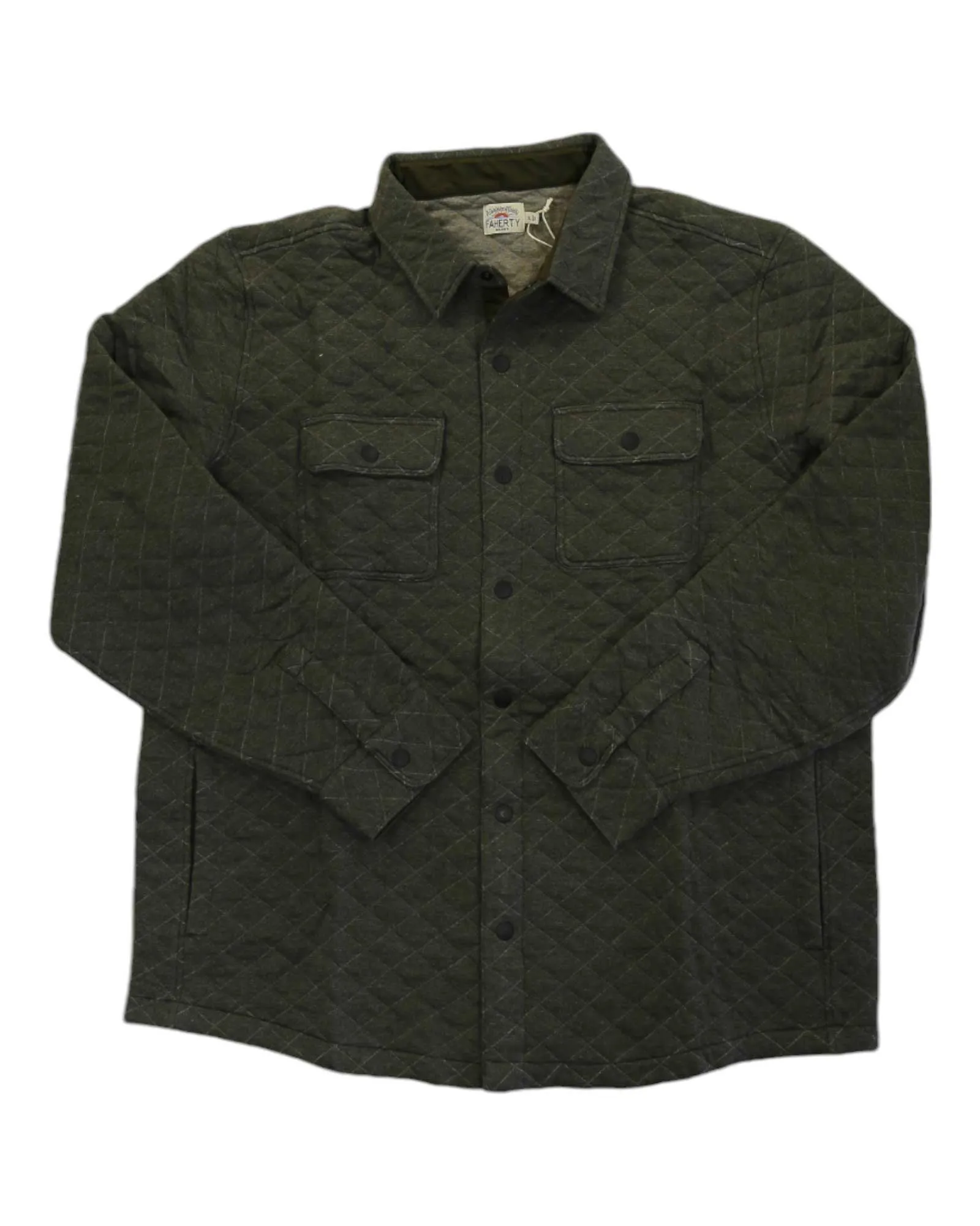 Faherty Men's Epic Quilted Fleece CPO Jacket sold by Out&Back Outdoor