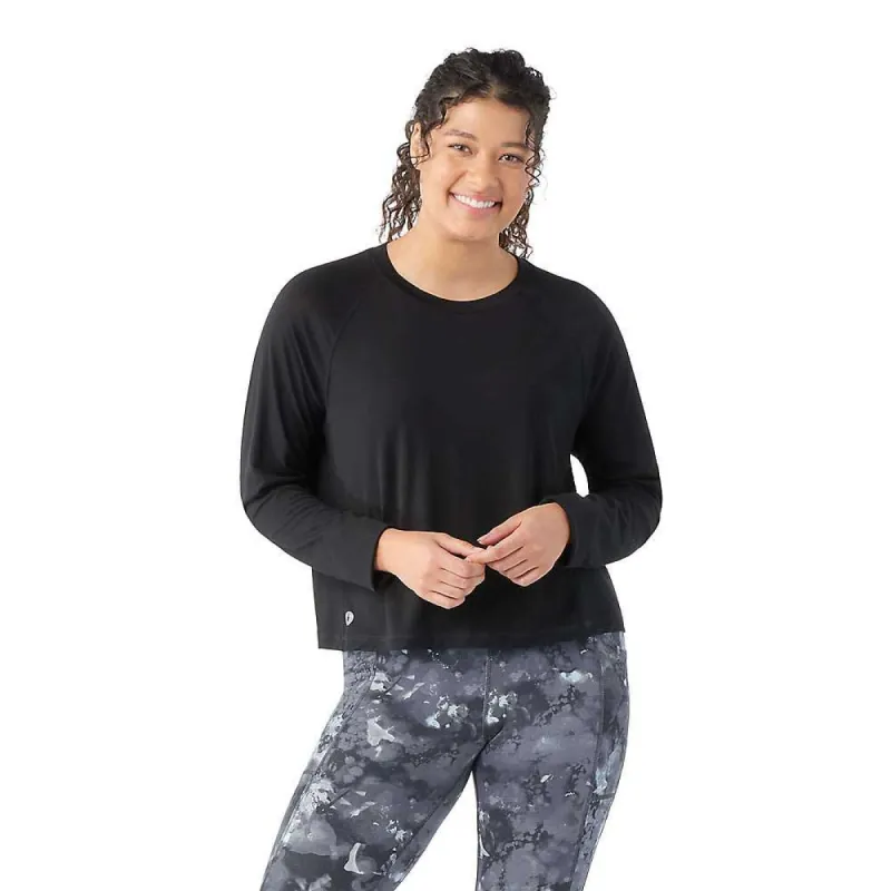 Smartwool Women's Active Crop LS Top sold by Out&Back Outdoor
