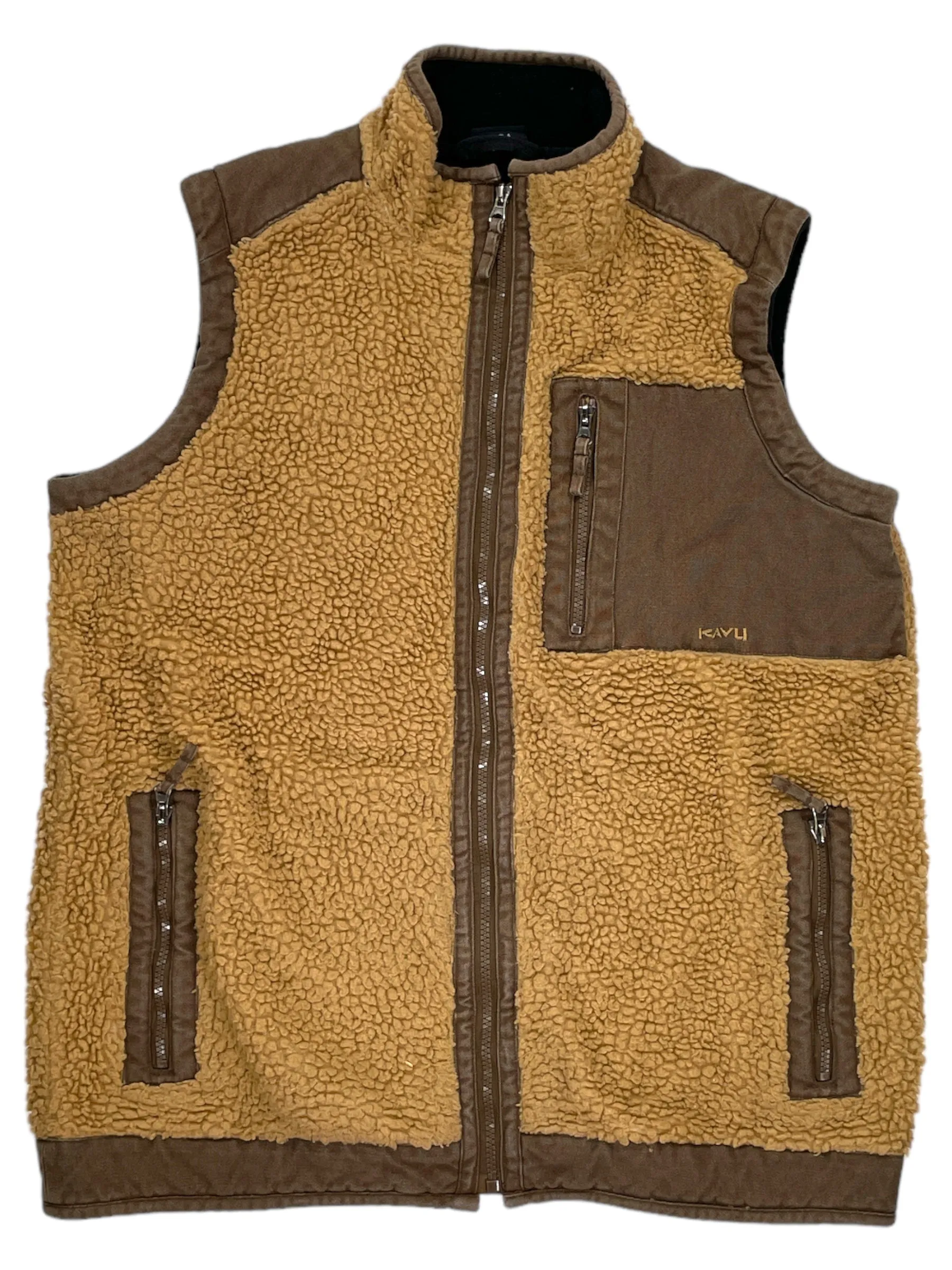 Mens Sherpa and Canvas Vest sold by Out&Back Outdoor