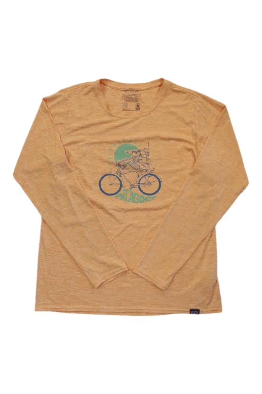 Womens Long-Sleeved Capilene Cool Daily Graphic Shirt sold by Out&Back Outdoor