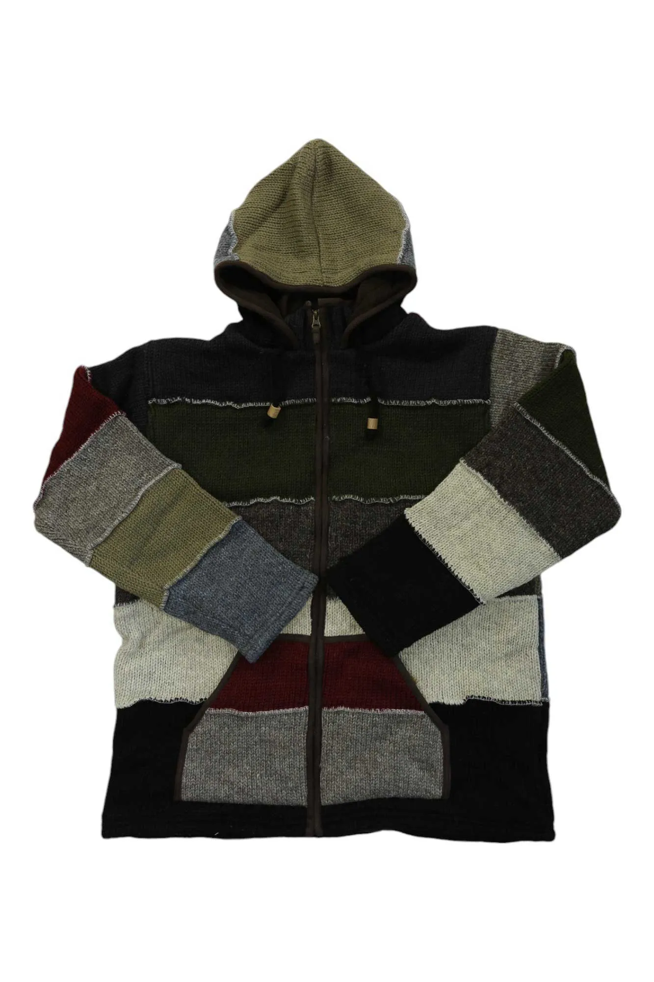 Lost Horizons Men's Patchwork Fleece Lined Sweater sold by Out&Back Outdoor
