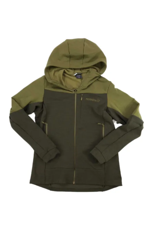Norrona Womens Falketind Warmwool2 Stretch Zip Hoodie sold by Out&Back Outdoor