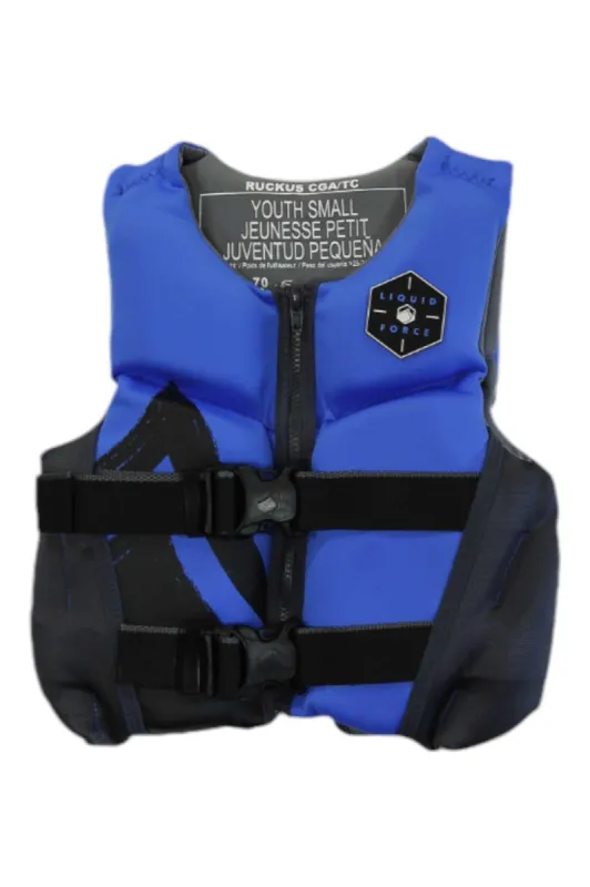 Liquid Force Boys' Ruckus CGA Wake Vest sold by Out&Back Outdoor