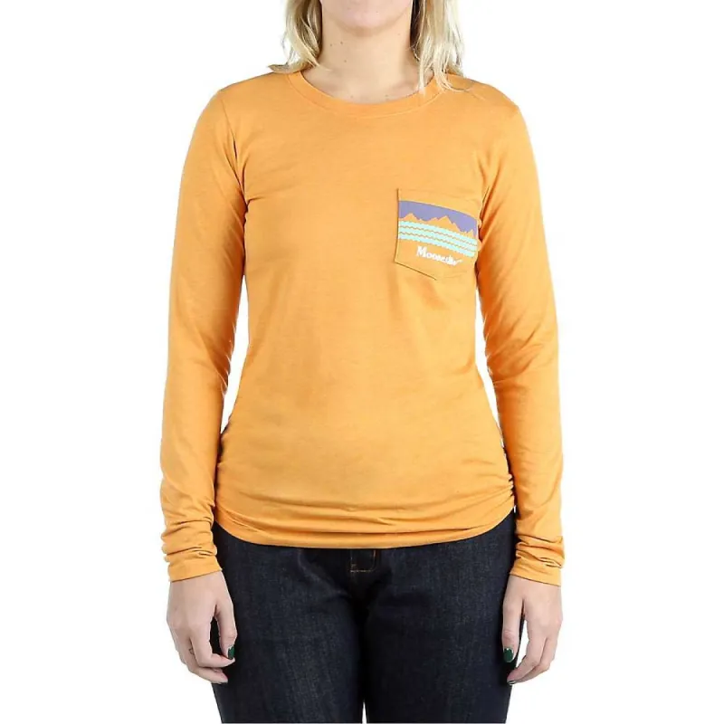Moosejaw Womens Peak Original LS Pocket Tee sold by Out&Back Outdoor