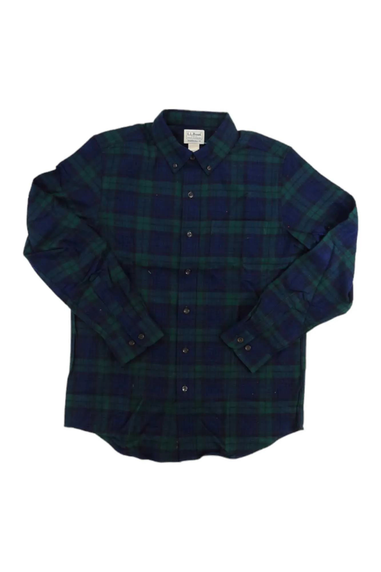 L.L.Bean Mens Scotch Plaid Flannel Shirt sold by Out&Back Outdoor