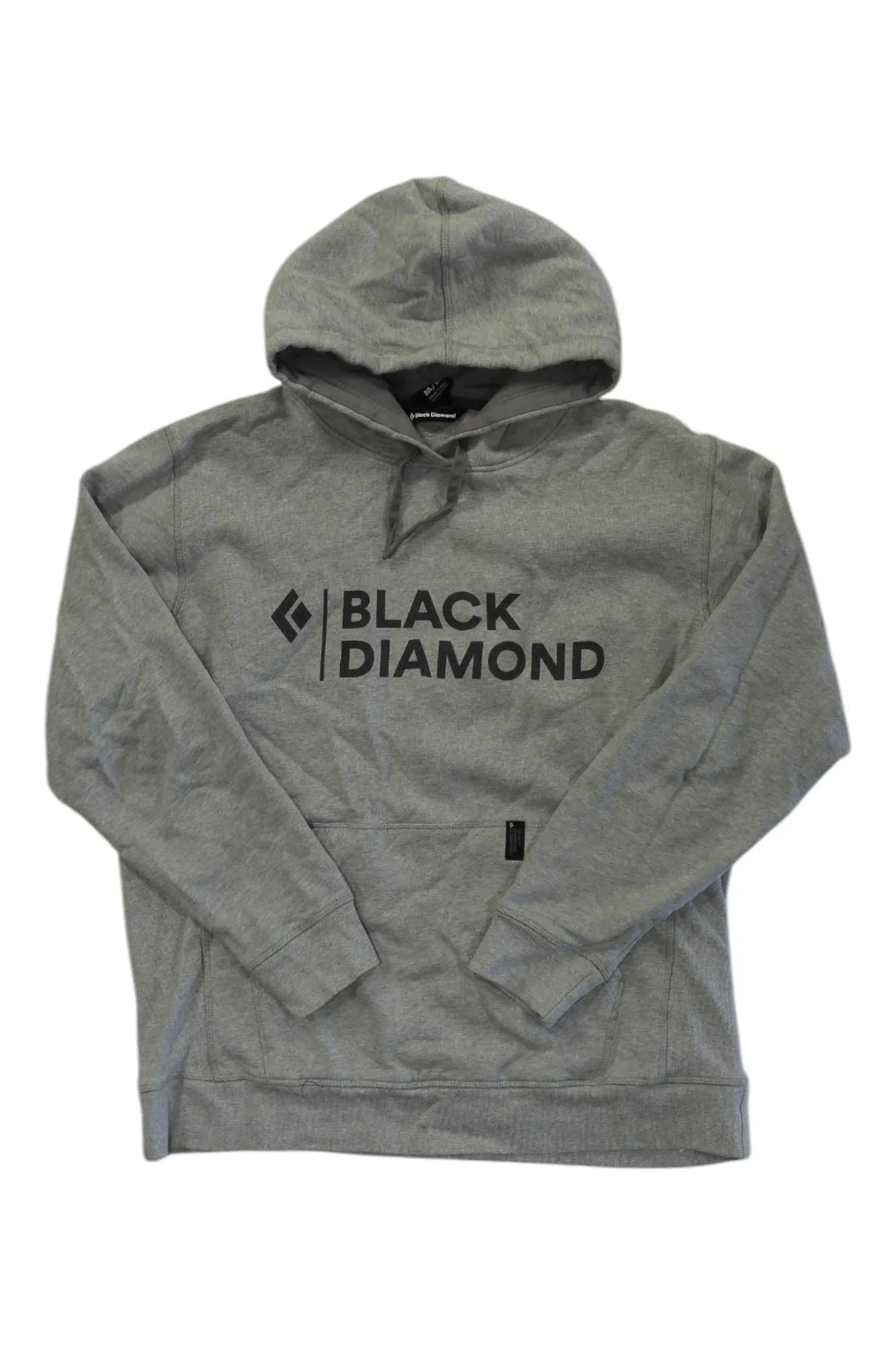 Black Diamond Men's Stacked Logo Hoody sold by Out&Back Outdoor