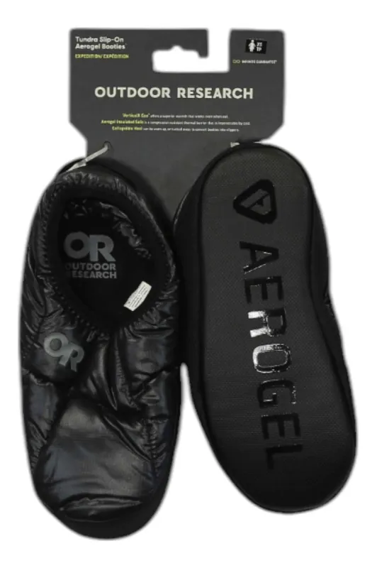 Outdoor Research Womens Tundra Slip On Aerogel Booties sold by Out&Back Outdoor