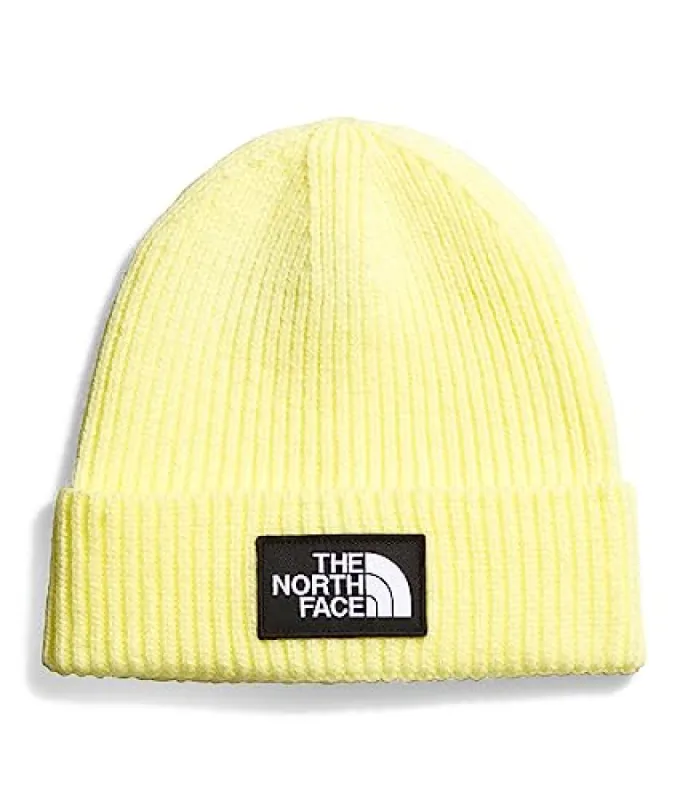 The North Face Logo Box Cuffed Beanie sold by Out&Back Outdoor