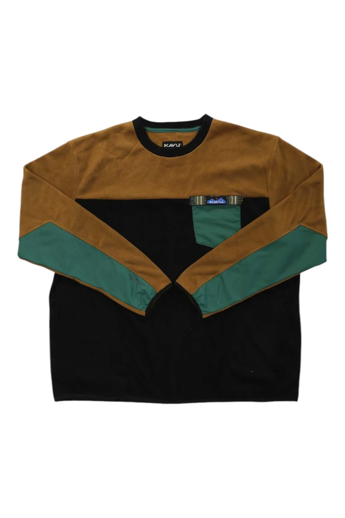 KAVU Mens Crew Who Pullover sold by Out&Back Outdoor