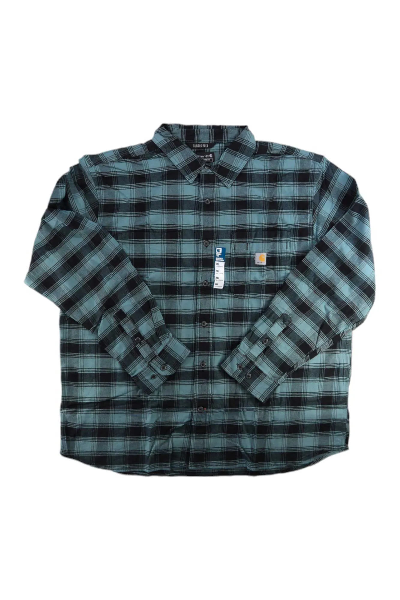Carhartt Mens Rugged Flex Relaxed Fit Midweight Flannel LS Plaid Shirt sold by Out&Back Outdoor