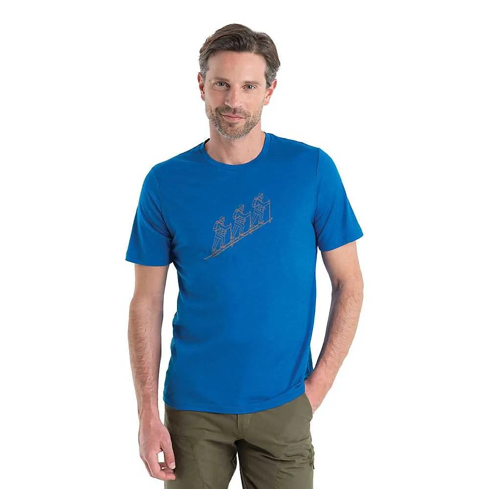 Icebreaker Mens Merino 150 Tech Lite II Natural Ski Tour SS Tee sold by Out&Back Outdoor product image thumbnail 3
