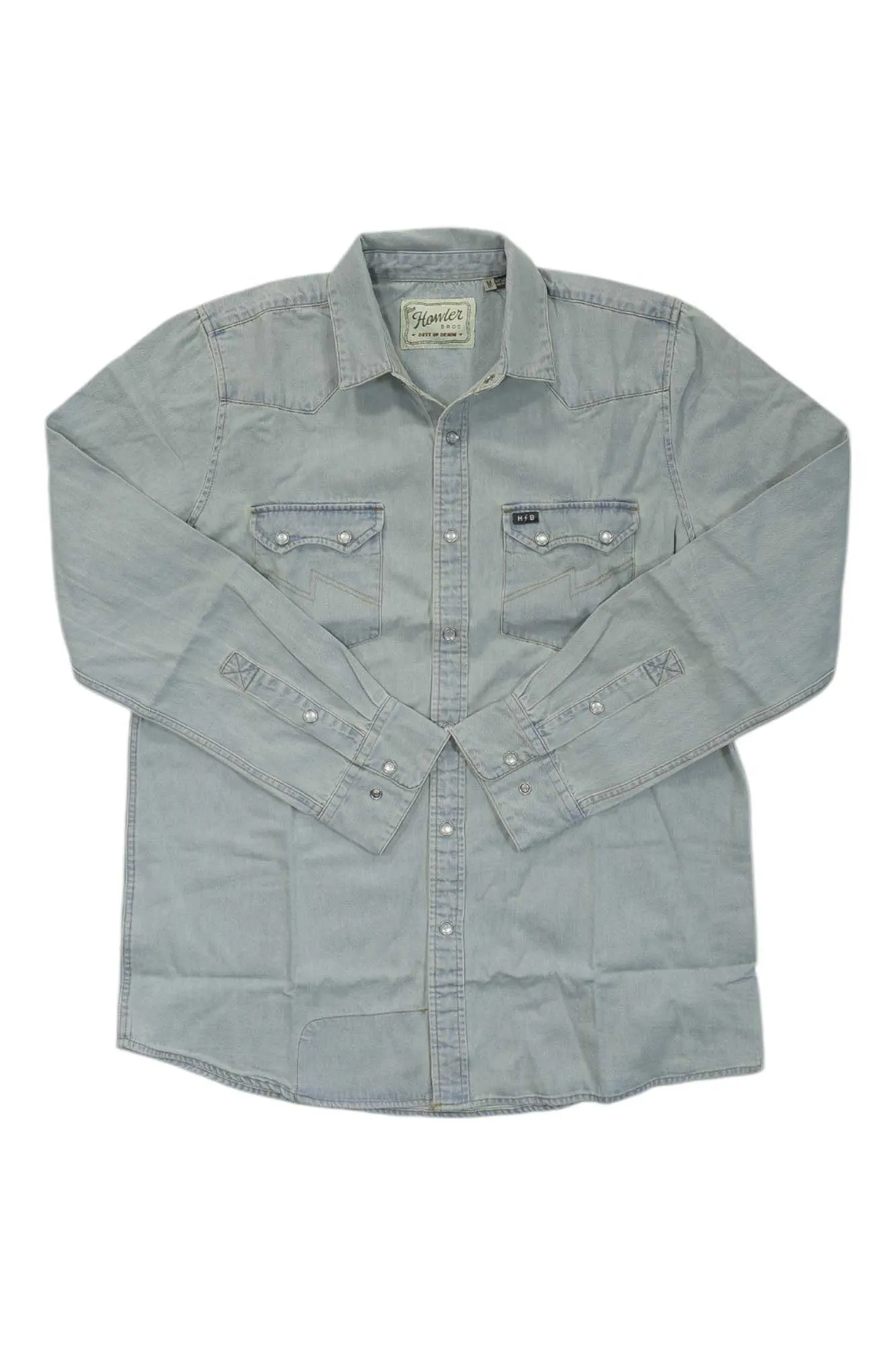 Howler Brothers Mens Dust Up Denim Shirt sold by Out&Back Outdoor product image thumbnail 3