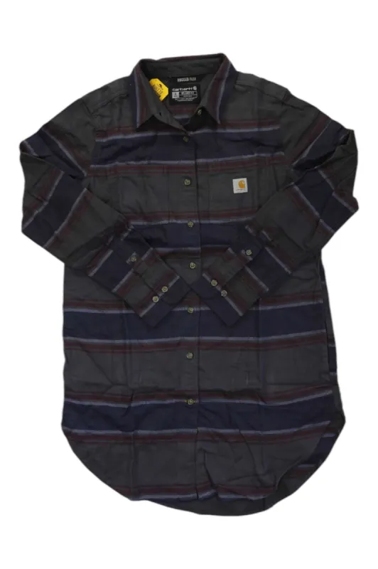 Carhartt Womens Rugged Flex Relaxed Fit Midweight Flannel LS Plaid Tunic sold by Out&Back Outdoor