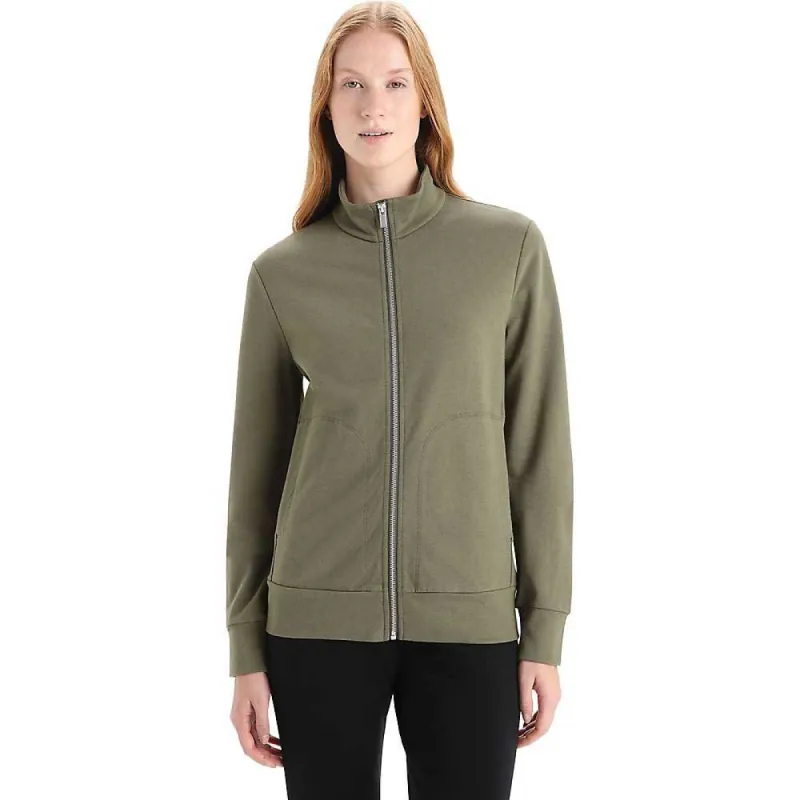 Icebreaker Womens Central Classic LS Zip Sweatshirt sold by Out&Back Outdoor