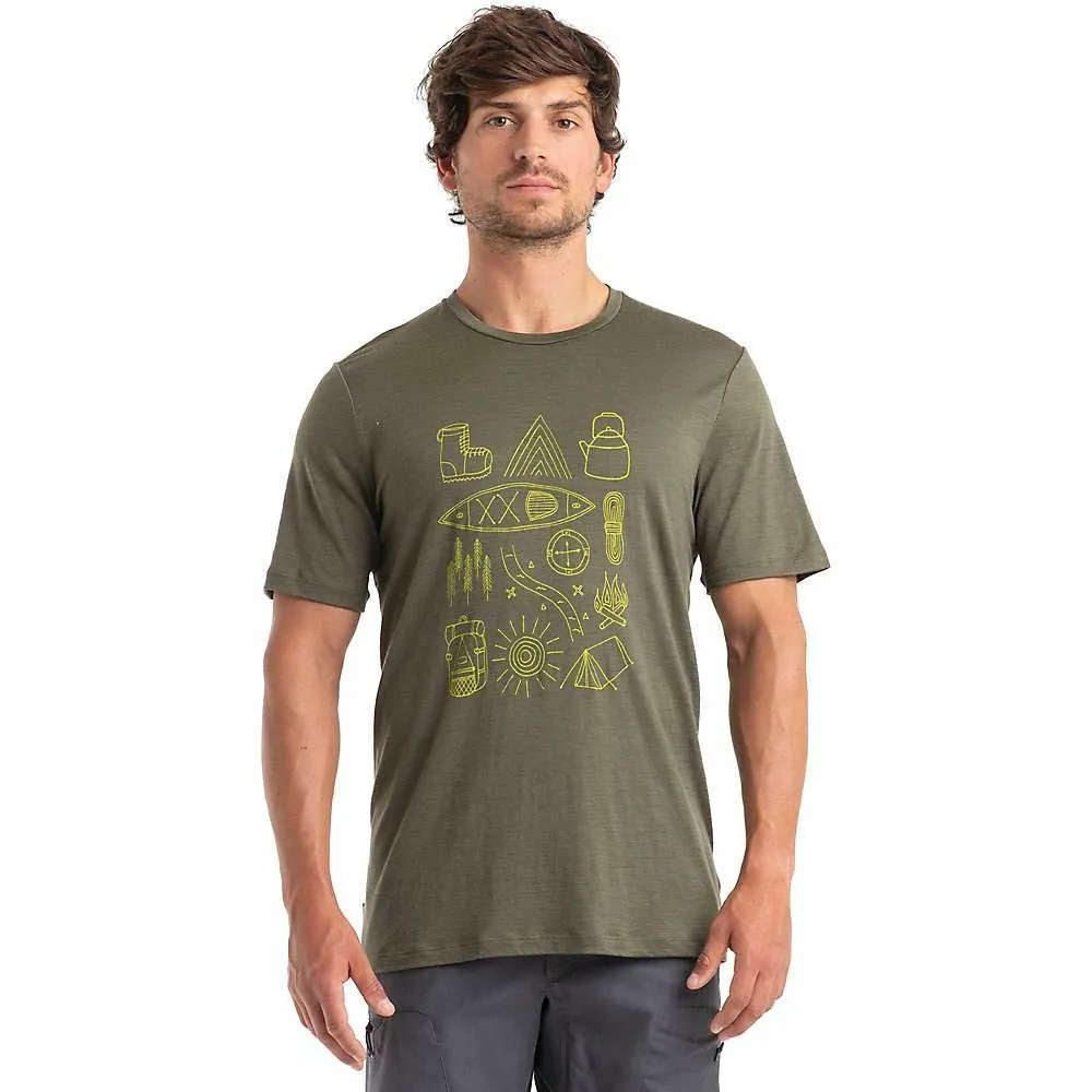 Icebreaker Mens Merino 150 Tech Lite II Camp Essentials SS Tee sold by Out&Back Outdoor product image thumbnail 3