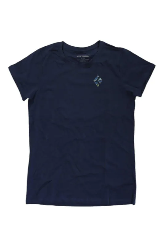 Black Diamond Womens Mountain Diamond Tee sold by Out&Back Outdoor