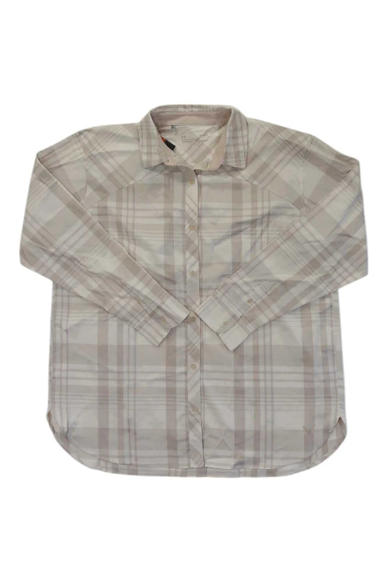 Under Armour Womens High Tide Plaid LS Shirt sold by Out&Back Outdoor