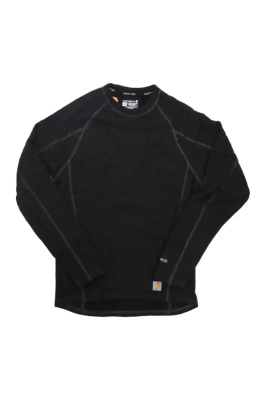 Carhartt Mens Force Heavyweight Synthetic Wool-Blend Fleece Base Layer Crewneck Top sold by Out&Back Outdoor