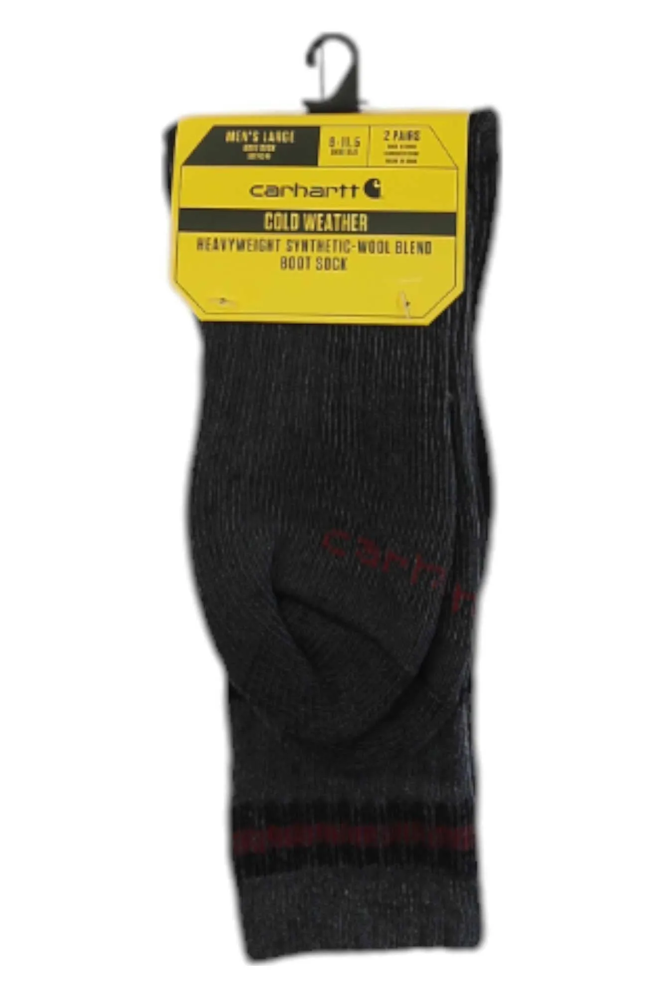 Carhartt Mens Heavyweight Synthetic-Wool Blend Boot Sock - 2 Pack sold by Out&Back Outdoor product image thumbnail 2