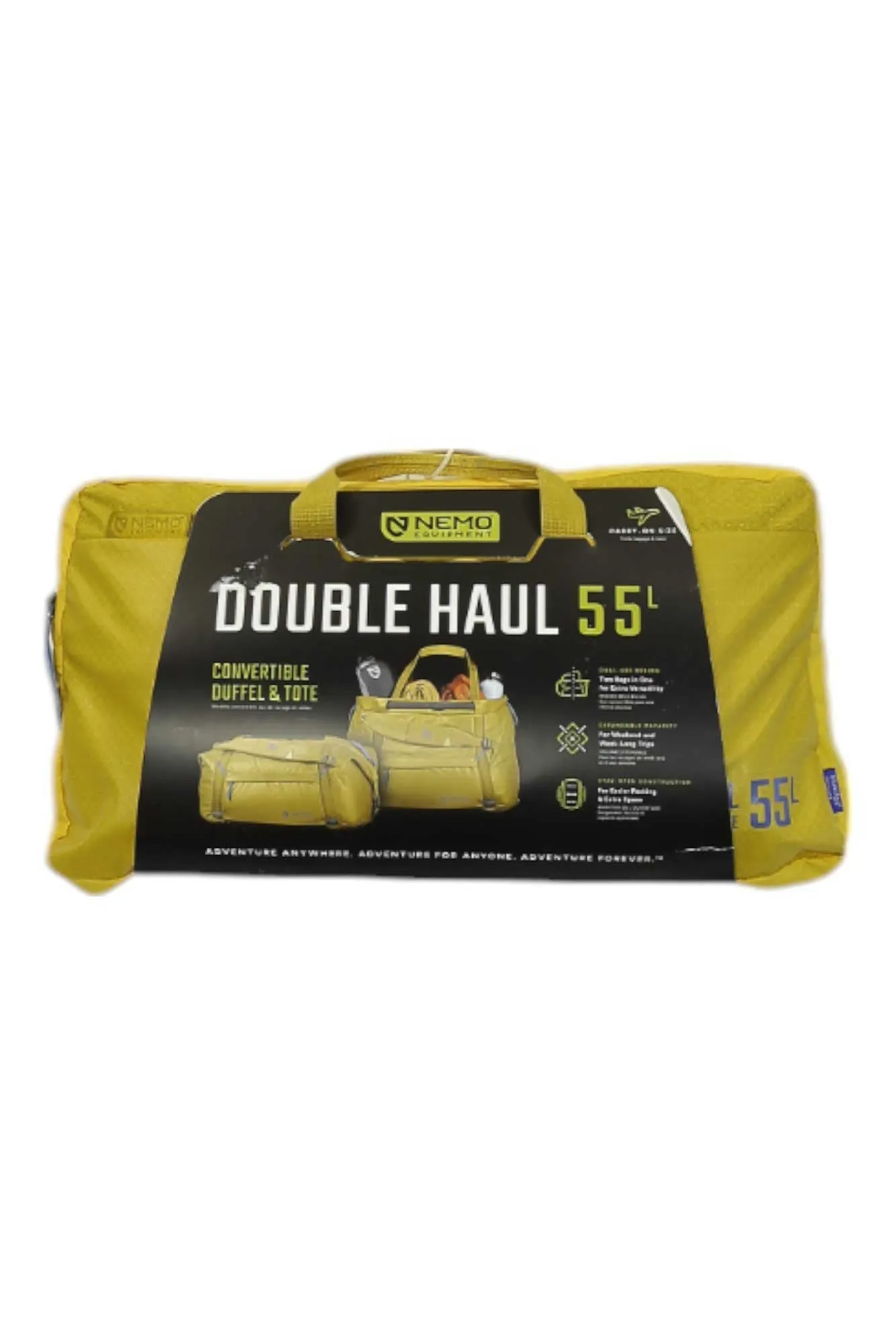 NEMO Double Haul Convertible Duffel 55L sold by Out&Back Outdoor product image thumbnail 2