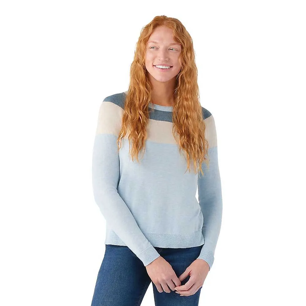 Smartwool Womens Edgewood Colorblock Crew Sweater sold by Out&Back Outdoor product image thumbnail 2