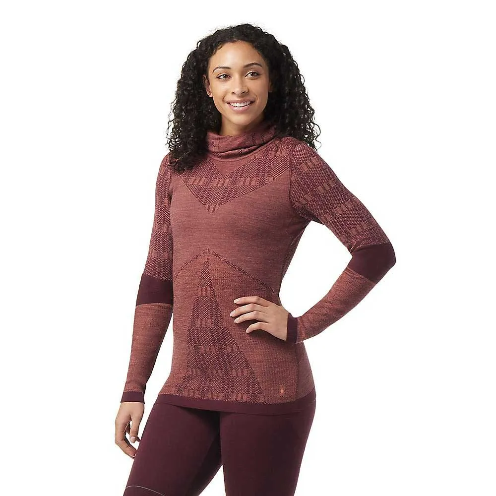 Smartwool Womens Intraknit Thermal Max Merino Base Layer Pattern Hoodie sold by Out&Back Outdoor