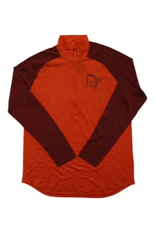 Norrona Mens Pureull Zip Neck Top sold by Out&Back Outdoor