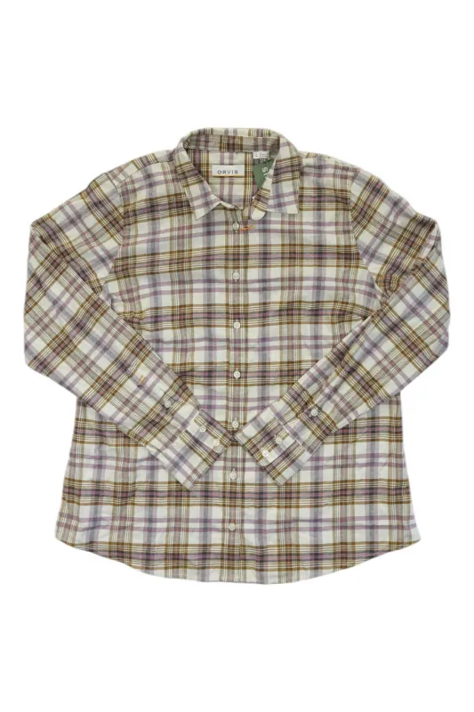 Orvis Womens Flat Creek Tech Flannel Shirt sold by Out&Back Outdoor