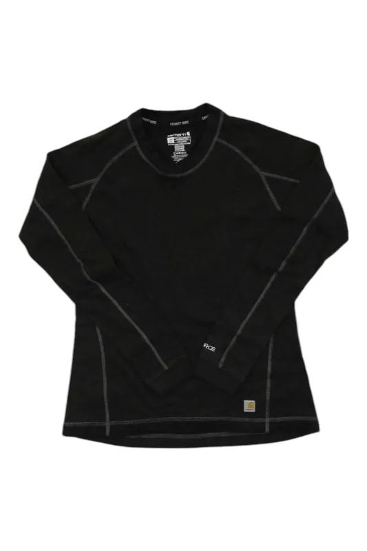 Carhartt Womens Force Heavyweight Synthetic Wool-Blend Fleece Base Layer Crewneck Top sold by Out&Back Outdoor