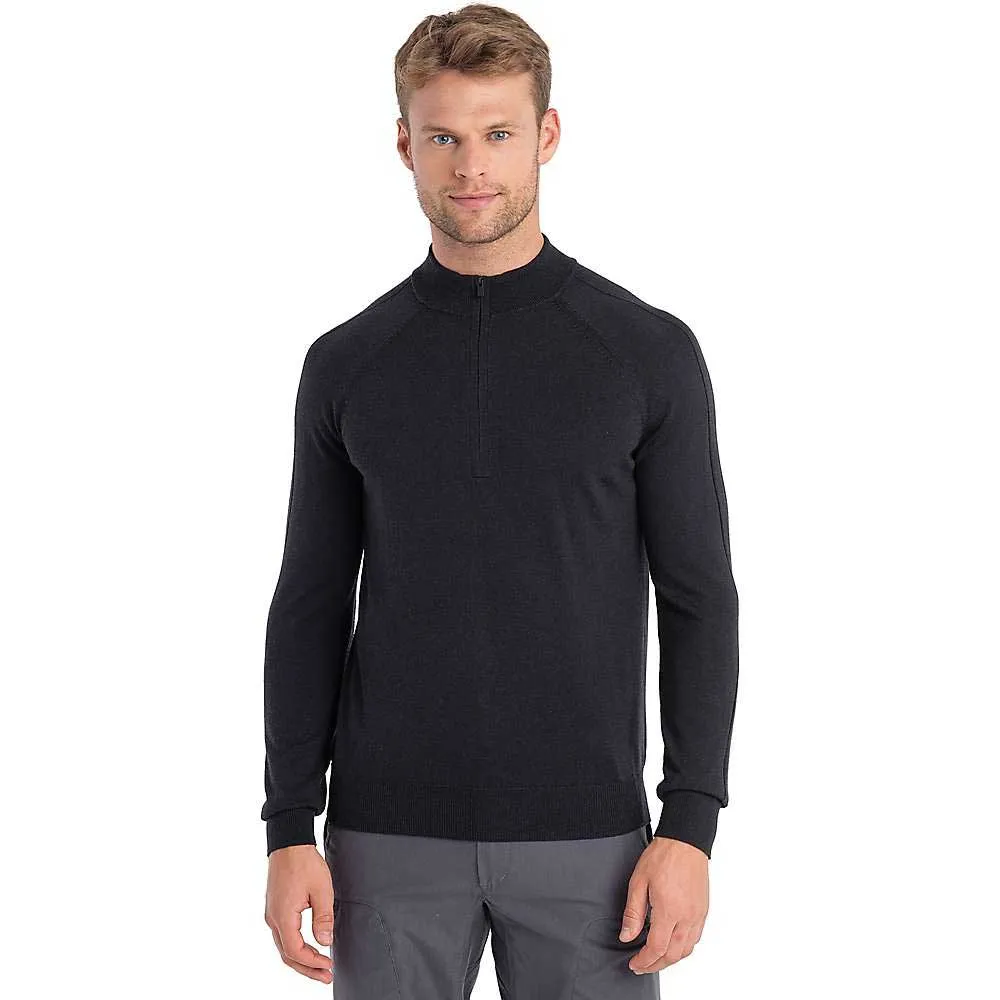 Icebreaker Men's Merinofine Luxe LS Half Zip Sweater sold by Out&Back Outdoor