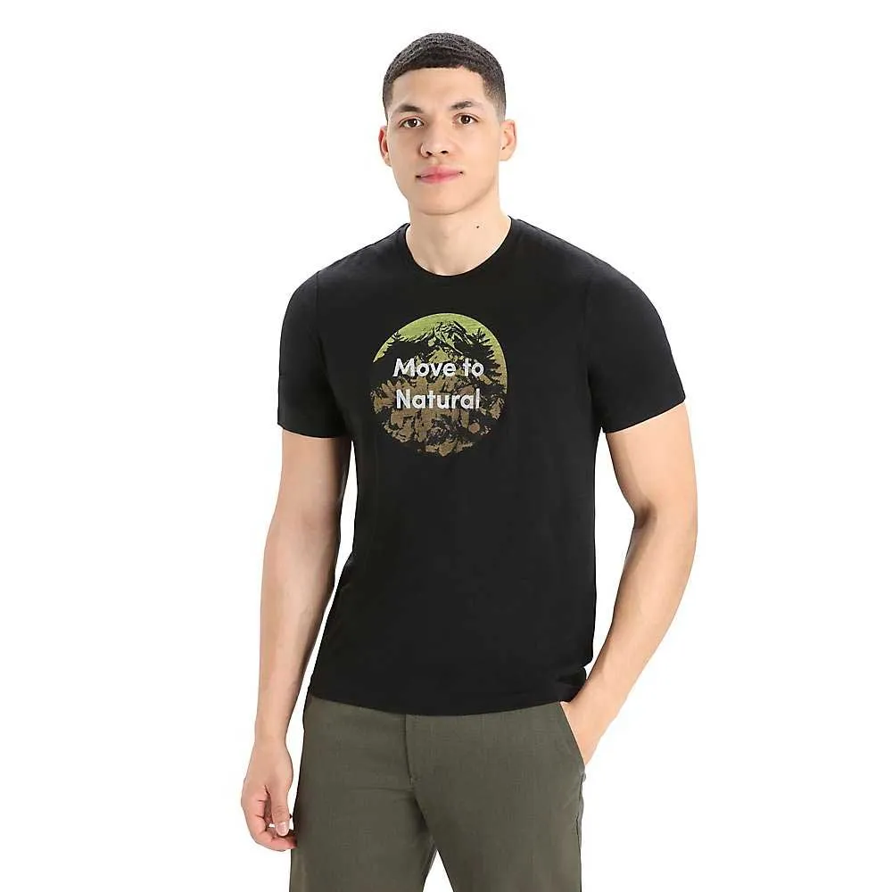 Icebreaker Mens Tech Lite II SS Tee - Natural Alps sold by Out&Back Outdoor